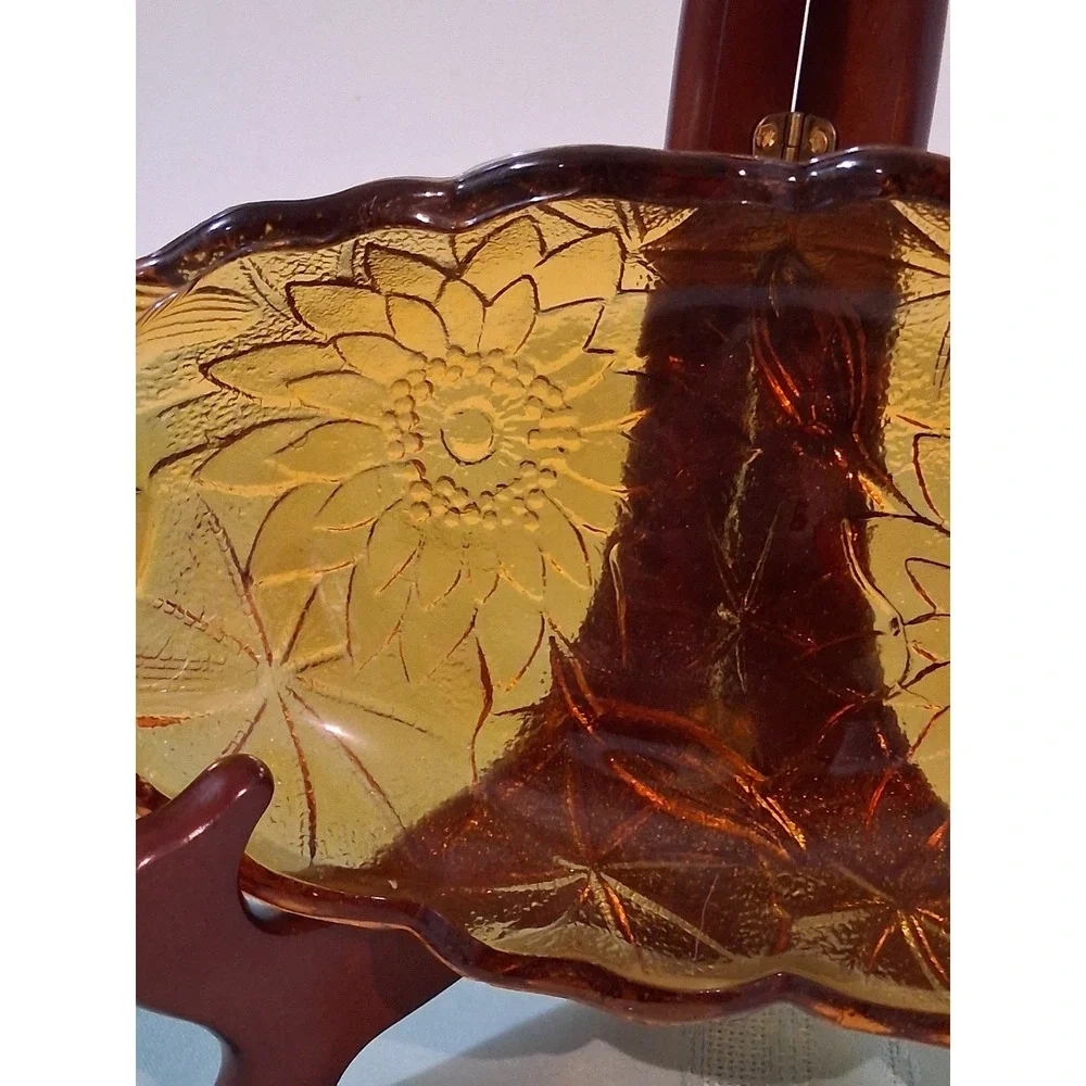 Indiana Glass vintage amber